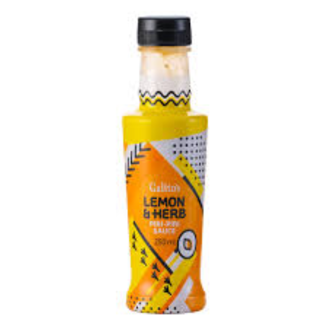 GALITOS LEMON N HERB PIRI PIRI SAUCE 250ML